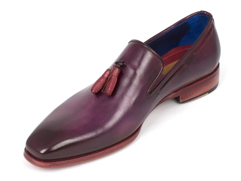 Paul Parkman Men's Tassel Loafer Purple (ID#5141PRP) - GLR SHOPPING