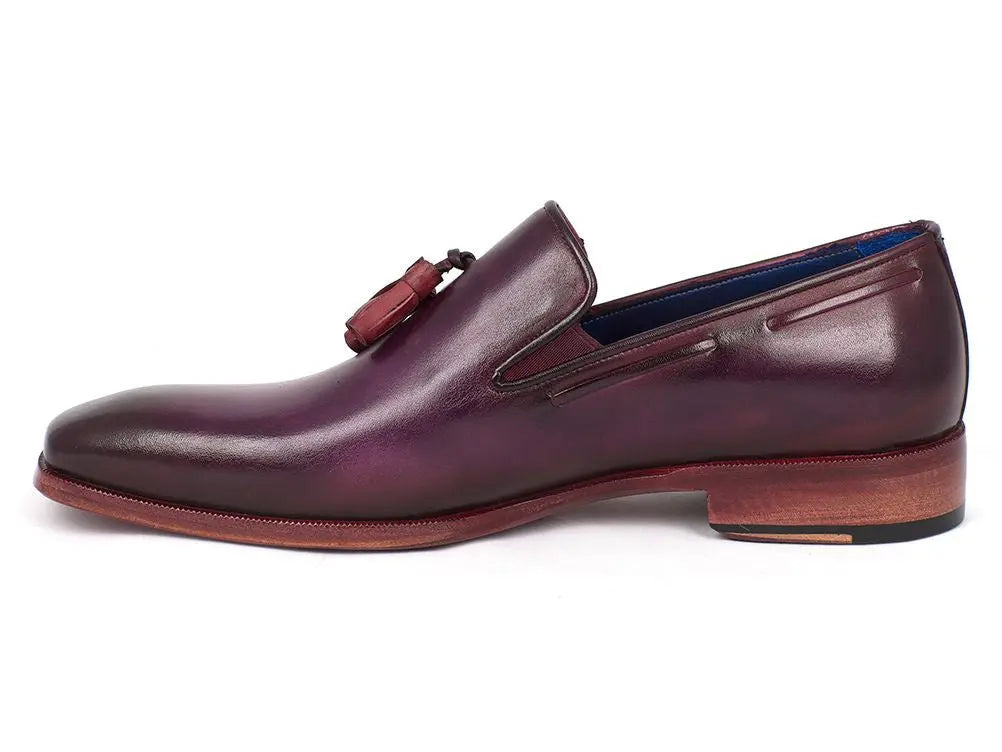 Paul Parkman Men's Tassel Loafer Purple (ID#5141PRP) - GLR SHOPPING