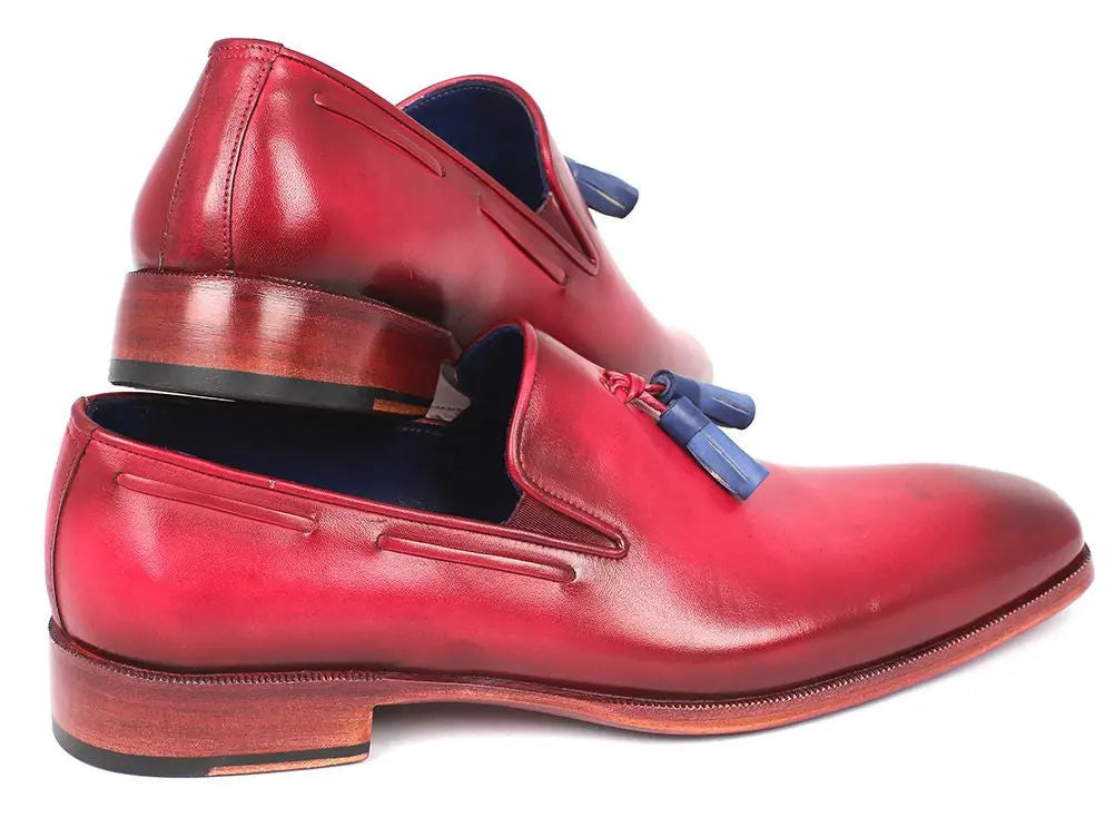 Paul Parkman Men's Tassel Loafer Burgundy (ID#5141BUR) - GLR SHOPPING