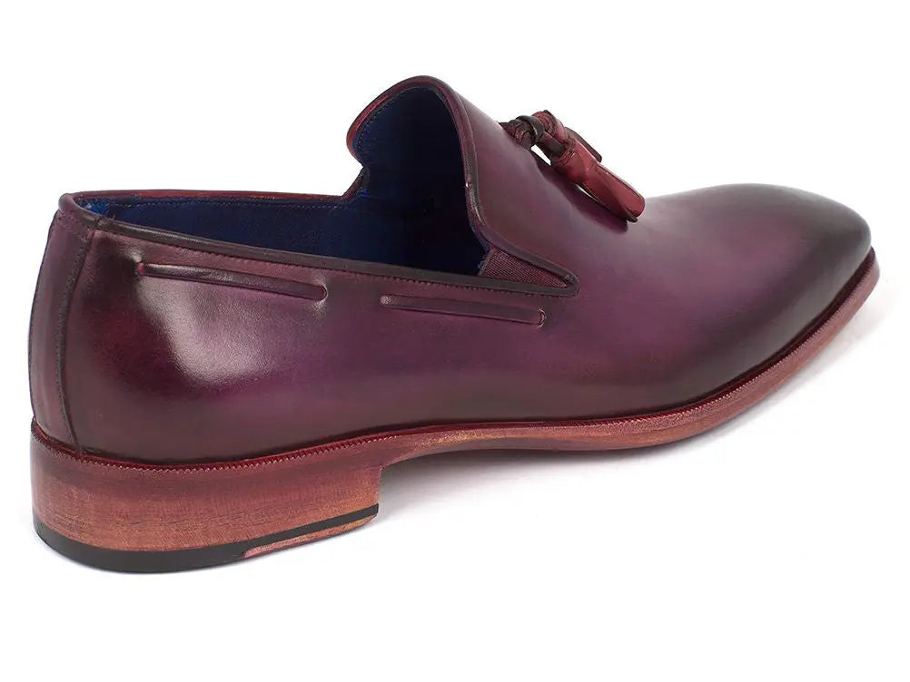 Paul Parkman Men's Tassel Loafer Purple (ID#5141PRP) - GLR SHOPPING