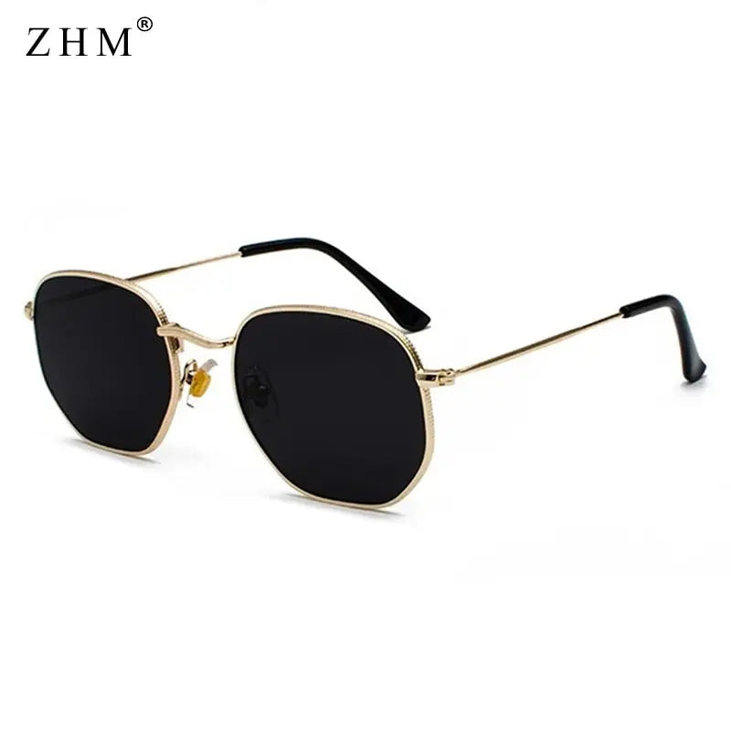 Men's Square Metal Frame Sunglasses - GLR SHOPPING