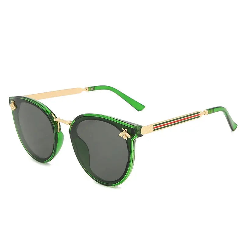 2023 new sunglasses bee red green Fashion UV sunglasses vintage glasses retro sunglasses sunglasses round sunglasses - GLR SHOPPING
