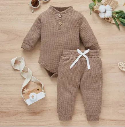 2Pcs Suit Toddler Long Sleeve Romper - GLR SHOPPING