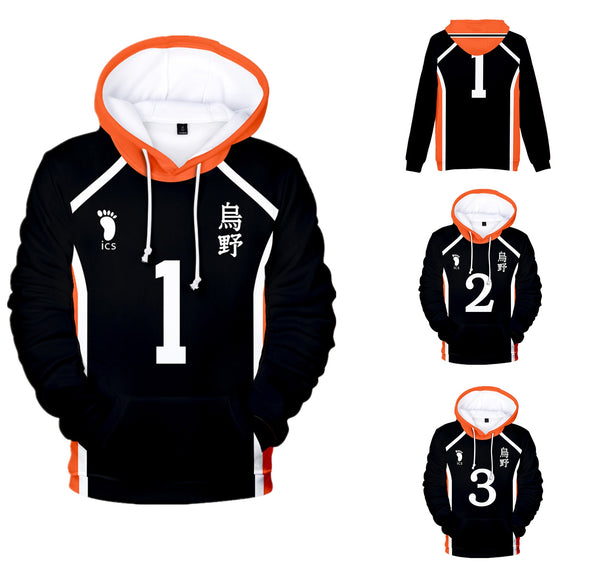 Young manga Harajuku Hooded Sweatshirt 2023 Haikyuu!! Cool Fashion 3D Sawamura Daichi  Adult Kids Pullovers Hoodies Sweatshirts