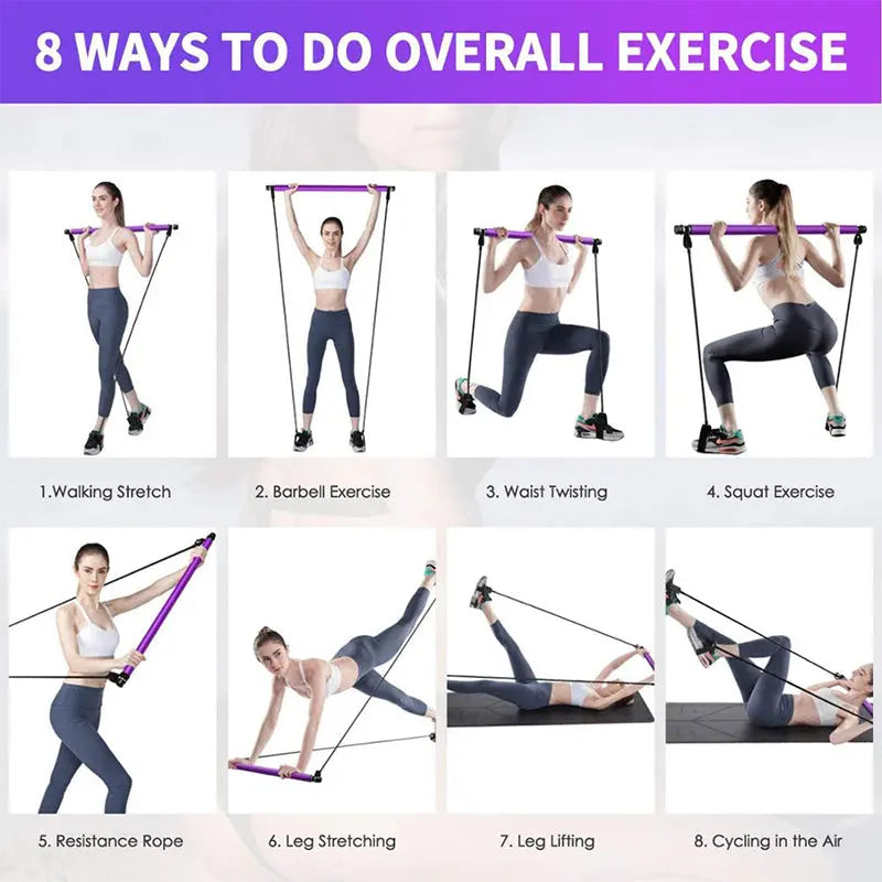 Yoga Pilates Bar Stick - GLR SHOPPING