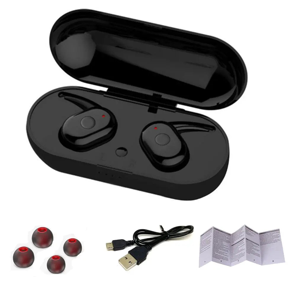 TWS Headphones Bluetooth 5.0 Wireless Earphones Sports Earphone 3D - GLR SHOPPING