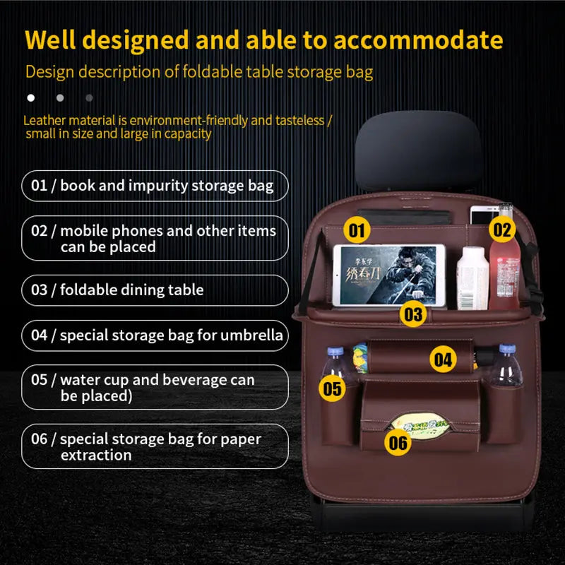 Car Back Seat Organizer - GLR SHOPPING