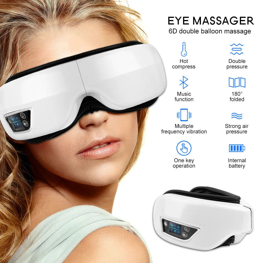 Electric Vibration Bluetooth Eye Massager - GLR SHOPPING