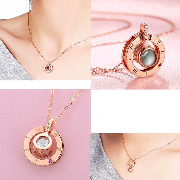 Projection Pendant Necklace