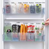 2Pcs Refrigerator Organizer Bins