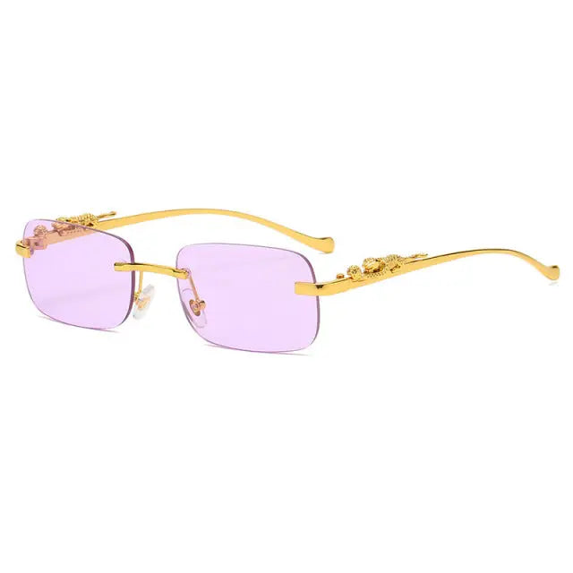 Vintage Rimless Square Sunglasses - GLR SHOPPING