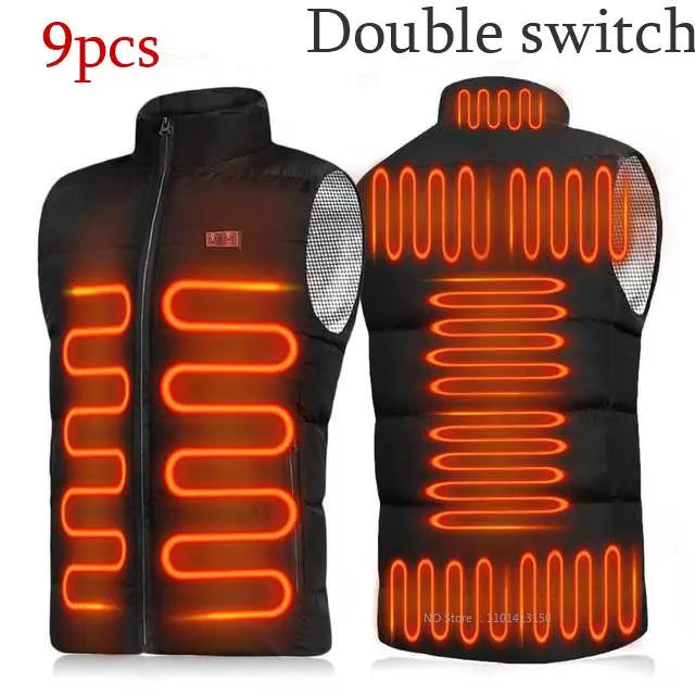 Camouflage Heating Vest - GLR SHOPPING