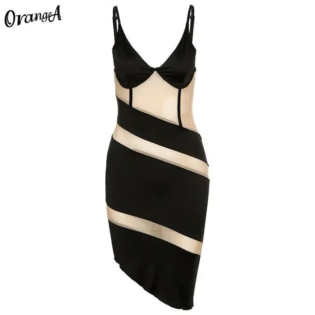 V-Neck Sleeveless Dress - GLR SHOPPING