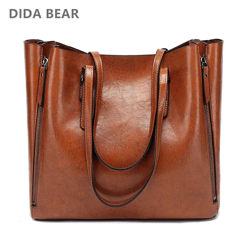 DIDA BEAR New Fashion Luxury Handbag Women Large Tote Bag - GLR SHOPPING