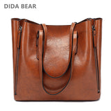 DIDA BEAR New Fashion Luxury Handbag Women Large Tote Bag