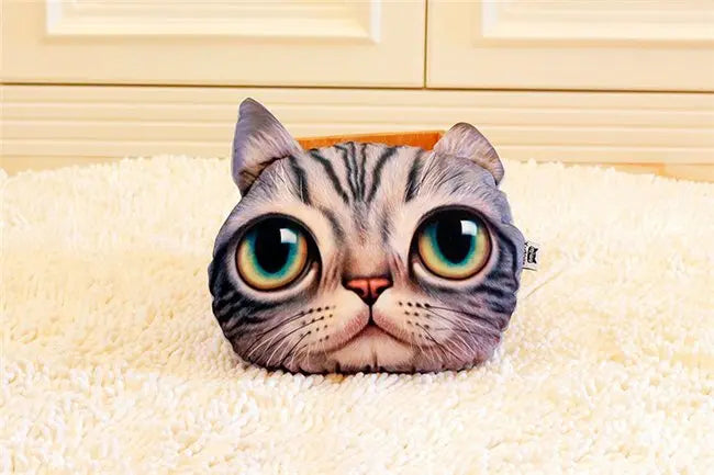 3D Animal Charcoal Car Pillow - GLR SHOPPING
