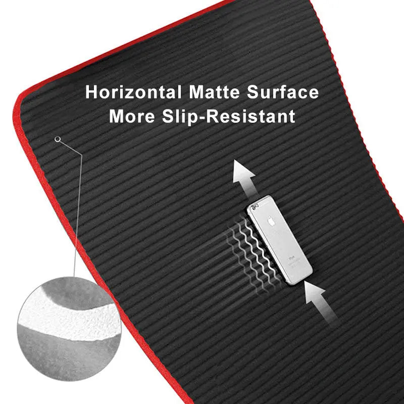 10mm Yoga Mat Extra Thick 1830*610mm NRB Non-slip Pillow Mat For Men Women Fitness Tasteless Gym Exercise Pads Pilates Yoga Mat - GLR SHOPPING