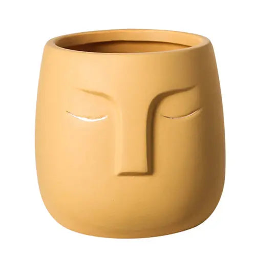 Ceramic Face Living Room Vase - GLR SHOPPING