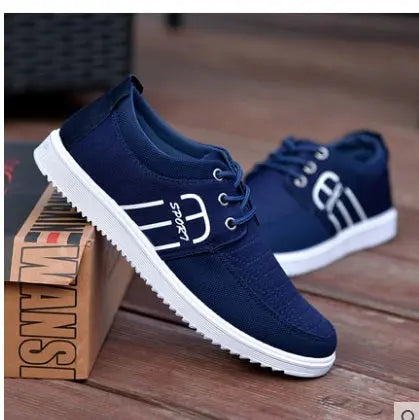 Men Canvas Shoes Trend Lace - GLR SHOPPING
