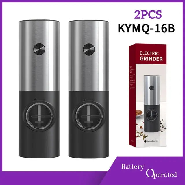 Electric Pepper Mill Stainless Steel Set - GLR SHOPPING