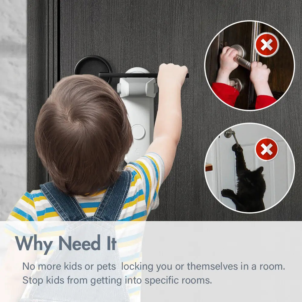 Baby Safety Door Lever Lock - GLR SHOPPING