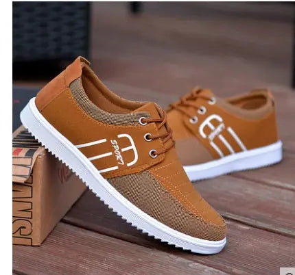 Men Canvas Shoes Trend Lace - GLR SHOPPING