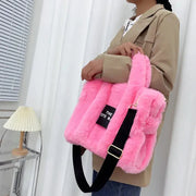 Designer Faux Fur Tote Bag - GLR SHOPPING