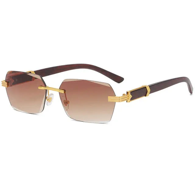 Rimless Steampunk Frameless Sunglasses - GLR SHOPPING