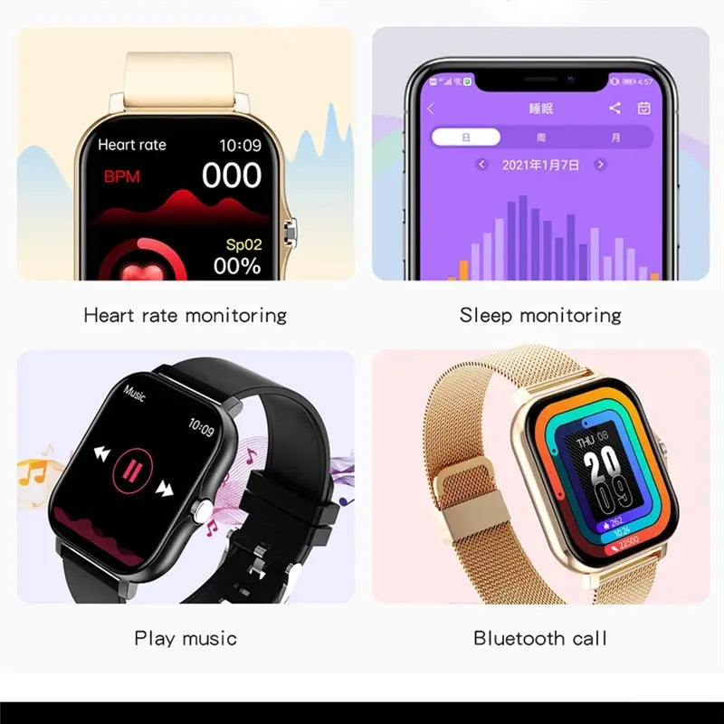 New Fitness Tracker Smart Watch - GLR SHOPPING