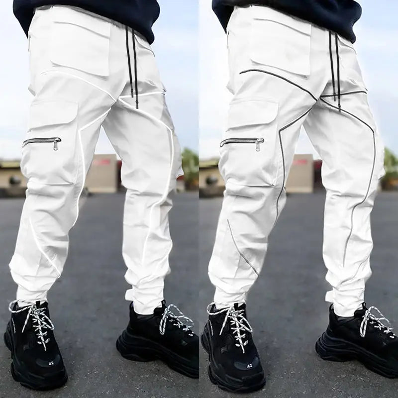 Reflective Cargo Pants - GLR SHOPPING
