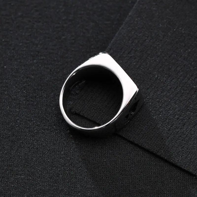 Ace Of Spades Signet Ring - GLR SHOPPING
