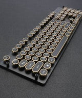 Steampunk Styled Typewriter Mechanical Keyboard