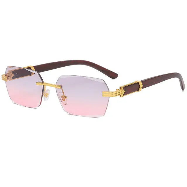Rimless Steampunk Frameless Sunglasses - GLR SHOPPING
