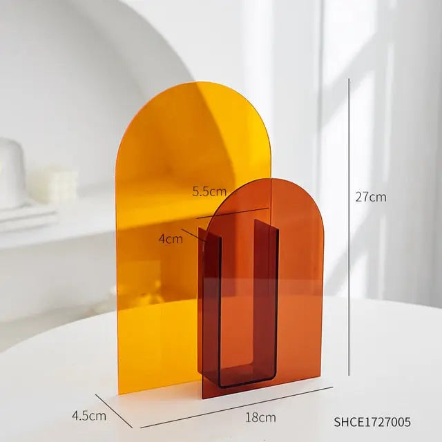 Minimalist Acrylic Vase - GLR SHOPPING
