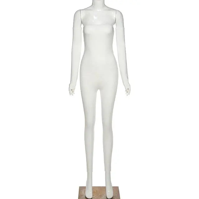 Off Shoulder Bodycon Rompers - GLR SHOPPING