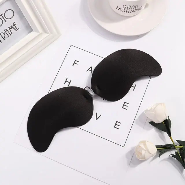 Sexy Sujetador Women&#39;s bra Invisible Push Up Bra Self-Adhesive Silicone Seamless Front Closure Sticky Backless Strapless Bra - GLR SHOPPING