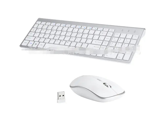 Wireless Ergonomic Thin Keyboard Mouse Set - GLR SHOPPING