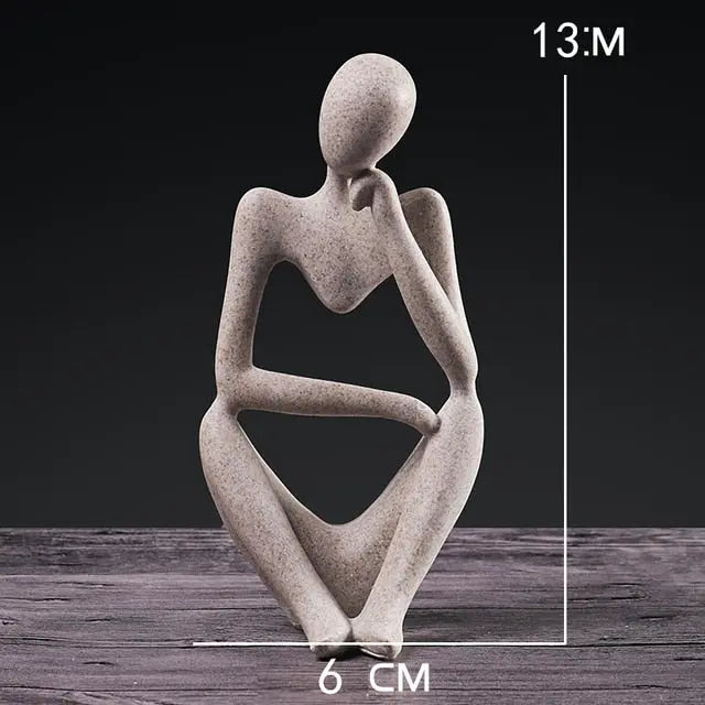 Nordic Art Thinker Statue - GLR SHOPPING