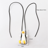 Gypsum Cute Anime Car Accessory Swing Duck Pendant