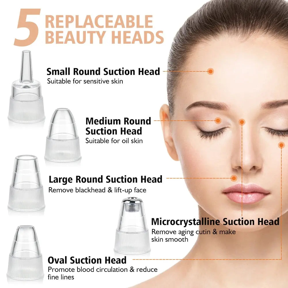 Vacuum Electric Blackhead Remover Cleaner - GLR SHOPPING