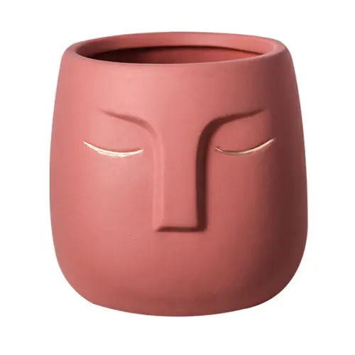 Ceramic Face Living Room Vase - GLR SHOPPING