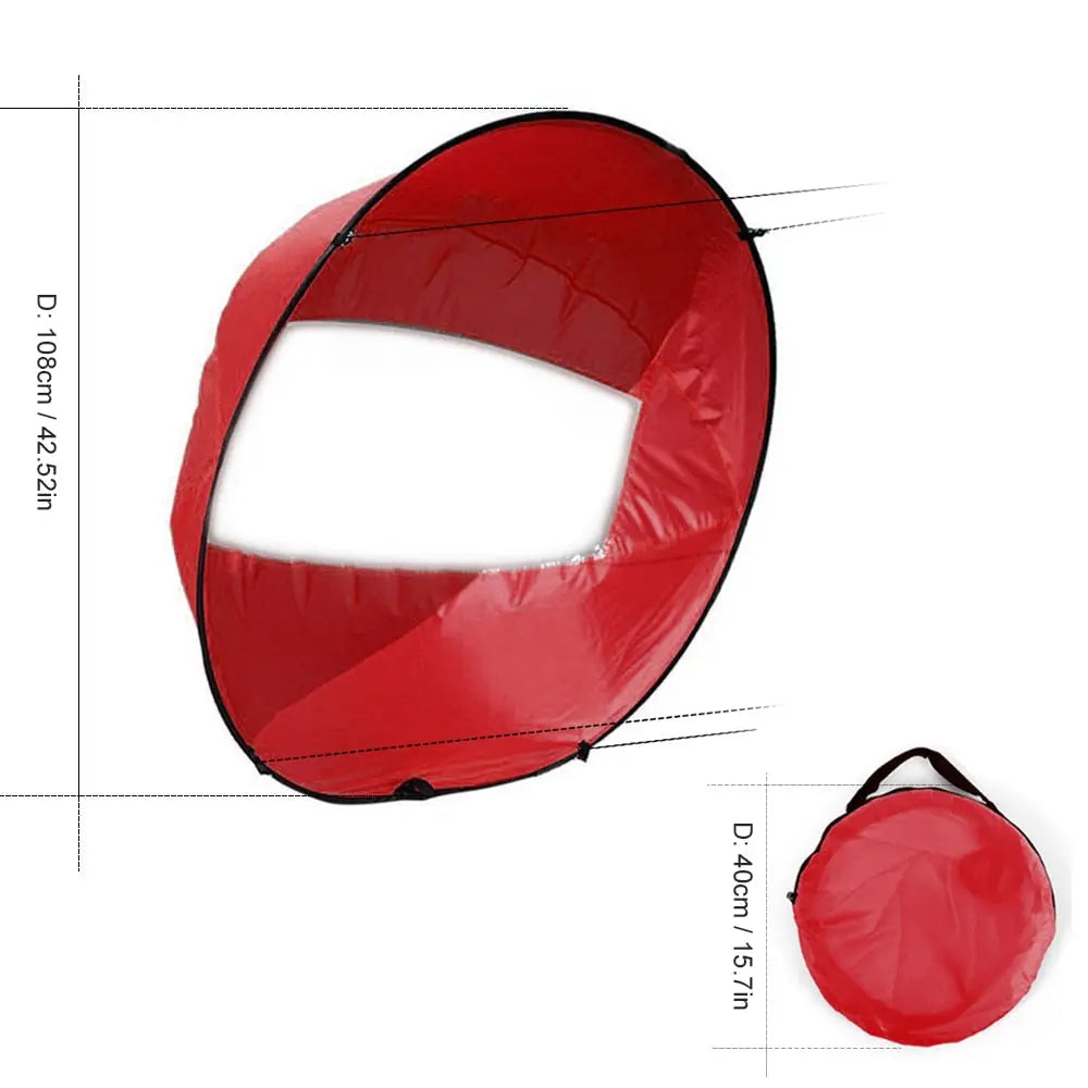 Clear window wind Sail Kayak rowing paddles Surfboard - GLR SHOPPING