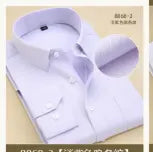 Brother Wang Brand Men's Business Dress Long-sleeved Shirt - GLR SHOPPING