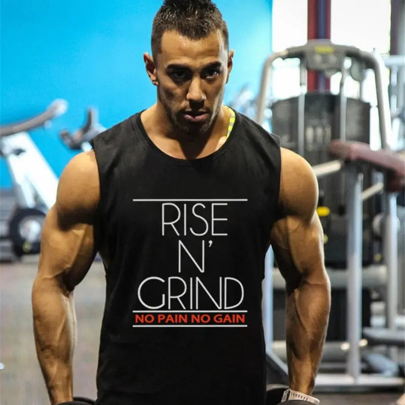 Cotton Gym Tank - GLR SHOPPING