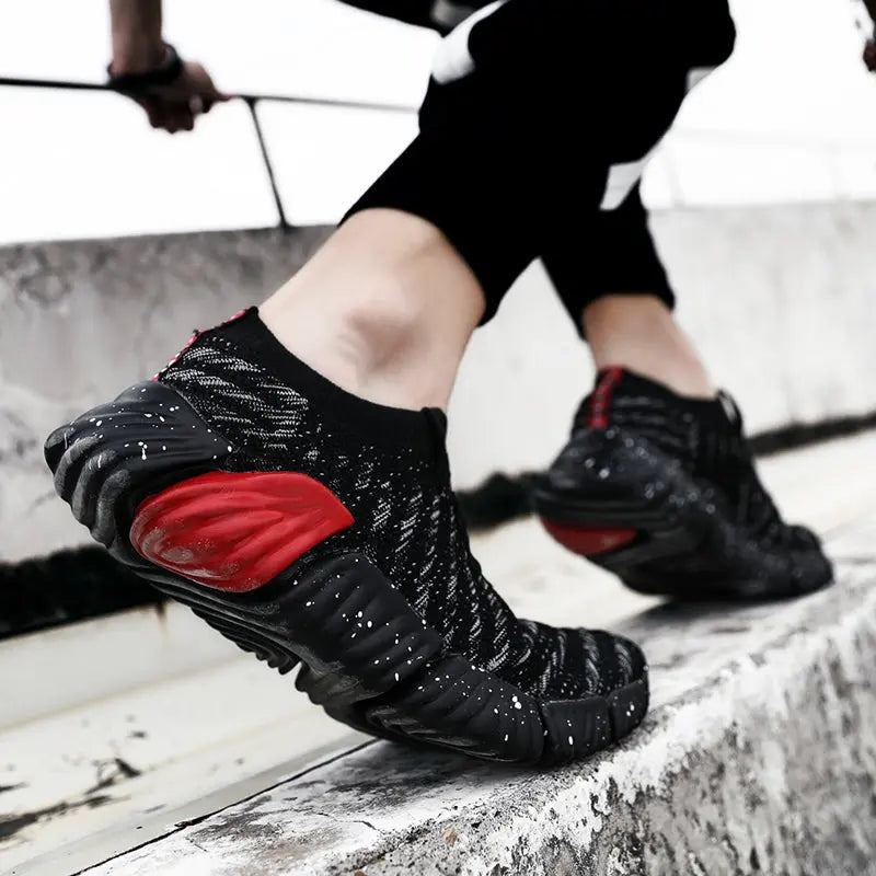 SENTA New Arrival Breathable Running Shoes for Men Cushioning Brand Mens Black Sneakers Adult Jogging Sport Shoes Zapatillas - GLR SHOPPING