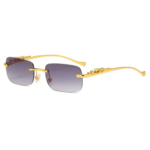 Vintage Rimless Square Sunglasses - GLR SHOPPING