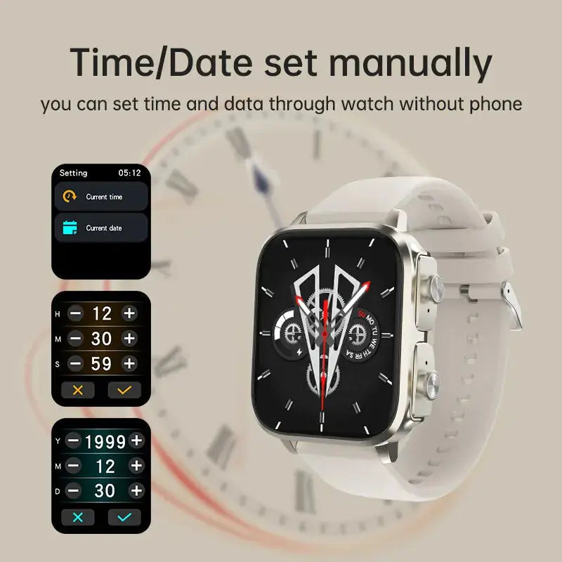 T22 2023 Smart Watch TWS Earbuds 2 In 1 - GLR SHOPPING