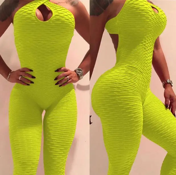 Anti-Cellulite Textured Fitness Bodysuit - GLR SHOPPING
