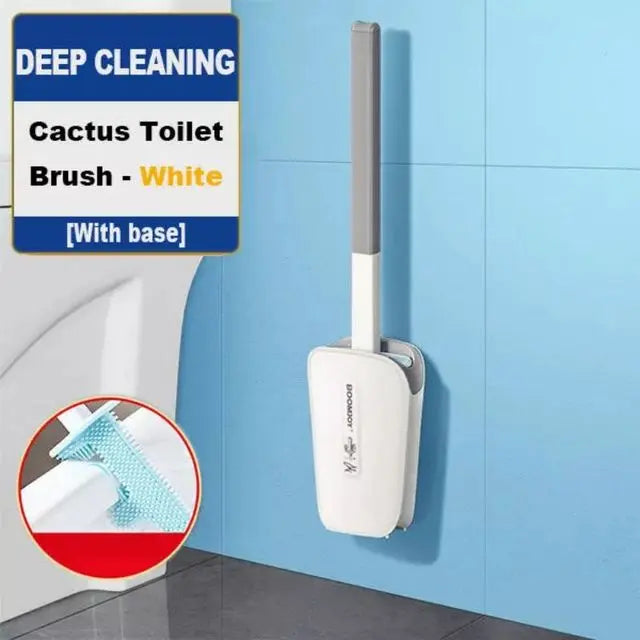 Toilet Brush with Rim Cleaner - GLR SHOPPING