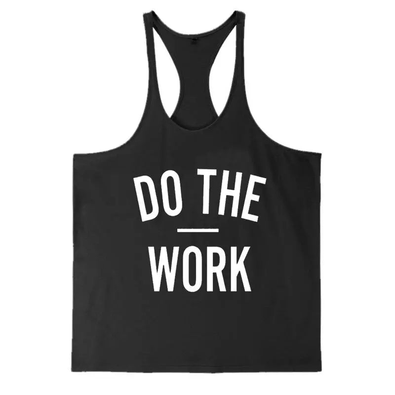 Men Muscle Gyms Workout Tank Tops Bodybuilding Y Back Sleeveless Vest Stringer Singlets Shirt Musclewear - GLR SHOPPING